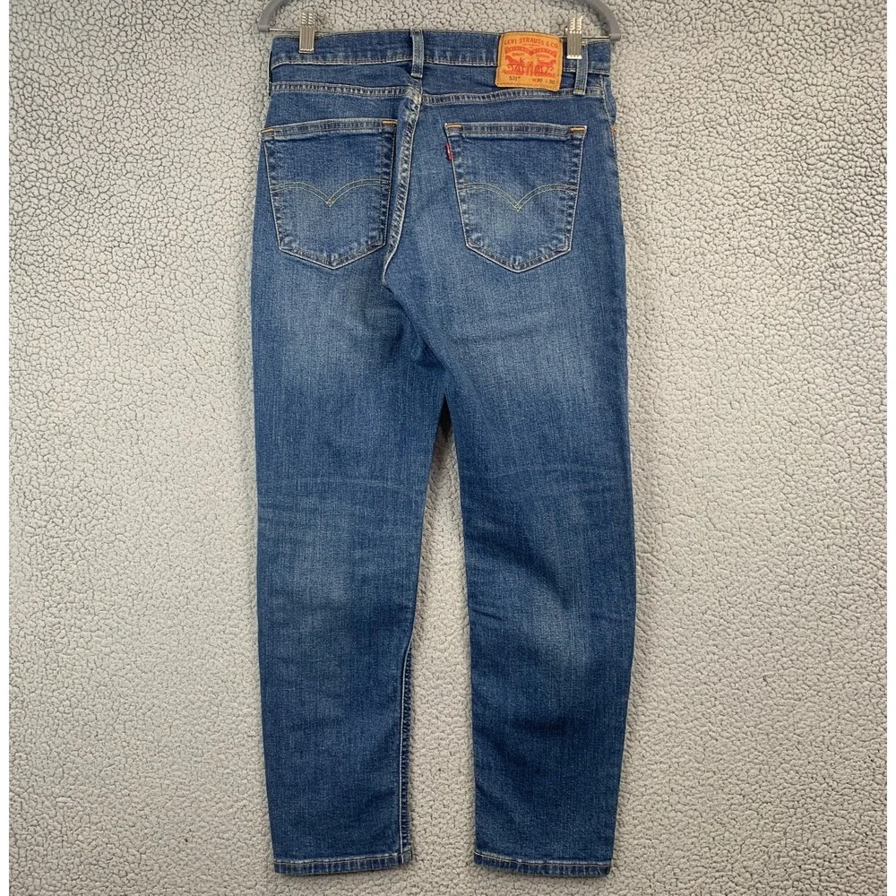 Vintage Levis 531 Jeans Mens 30x30 Blue Loose Engineered Whiskers Honeycomb